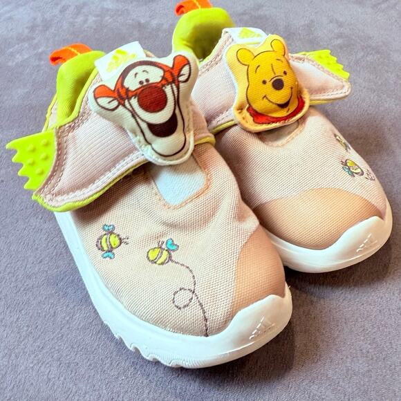 Adidas x Disney Suru365 Winnie the Pooh Tigger Slip-On Shoes Sneakers US 7 7K - Picture 4 of 10
